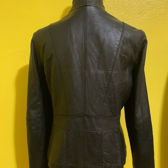 Michael Kors Leather Jacket - Picture 3 of 8